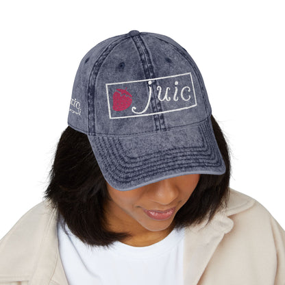 Embroidered Vintage Cap - Juic Cap Design