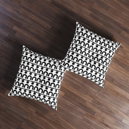 Modern Geometric Tufted  Pillow | Boho Home Decor, Accent Cushion, Stylish Seating, Sofa Throw Pillow, Gift for Home Printify