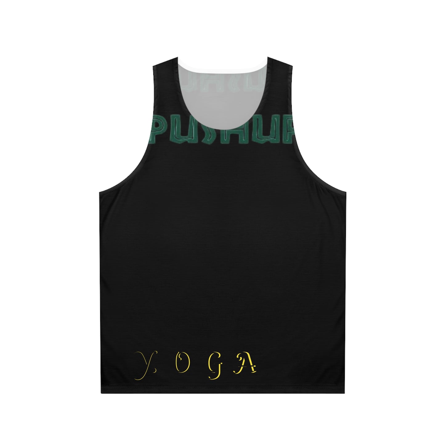 Yoga Pushup Unisex Tank Top - Motivational Fitness Apparel