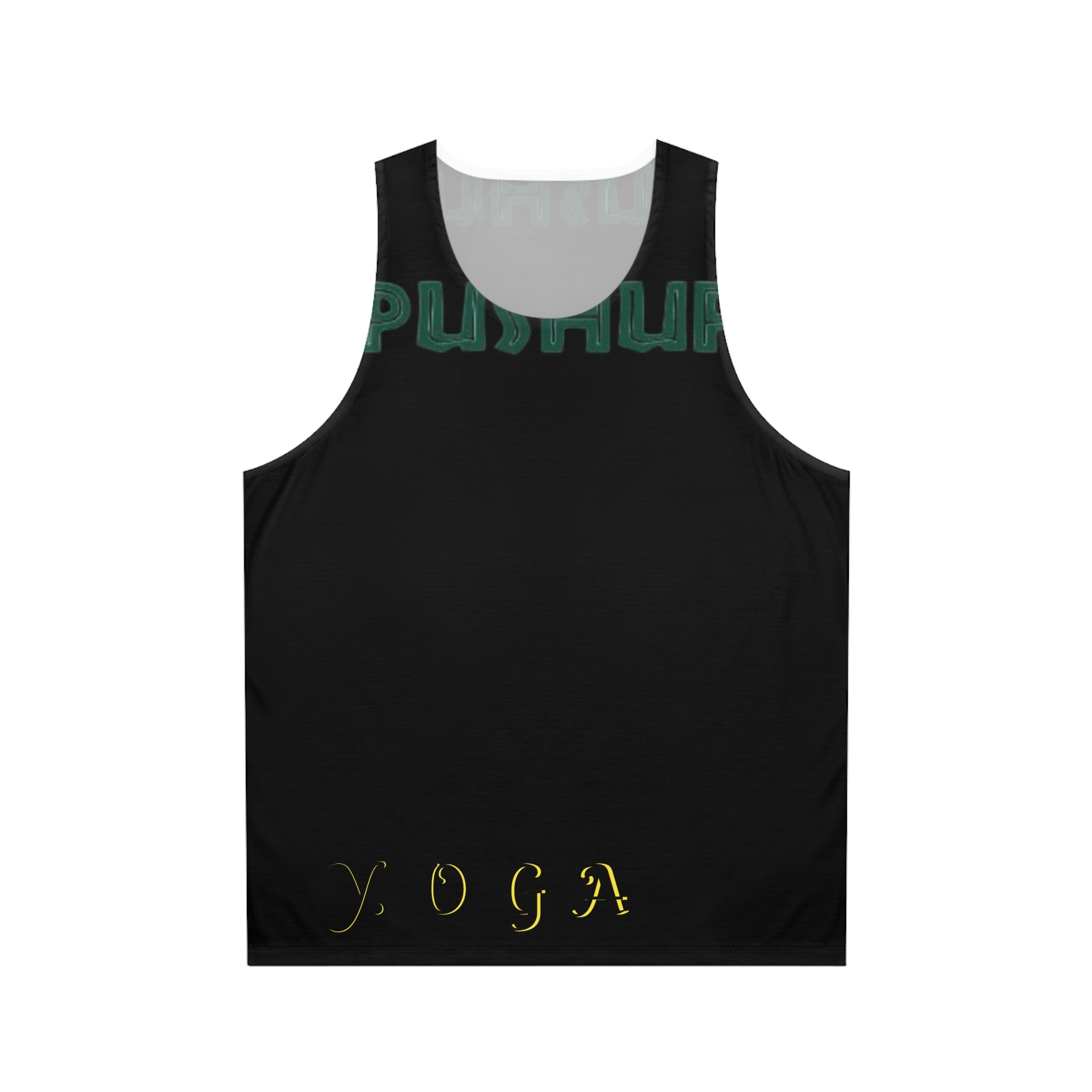 Yoga Pushup Unisex Tank Top - Motivational Fitness Apparel