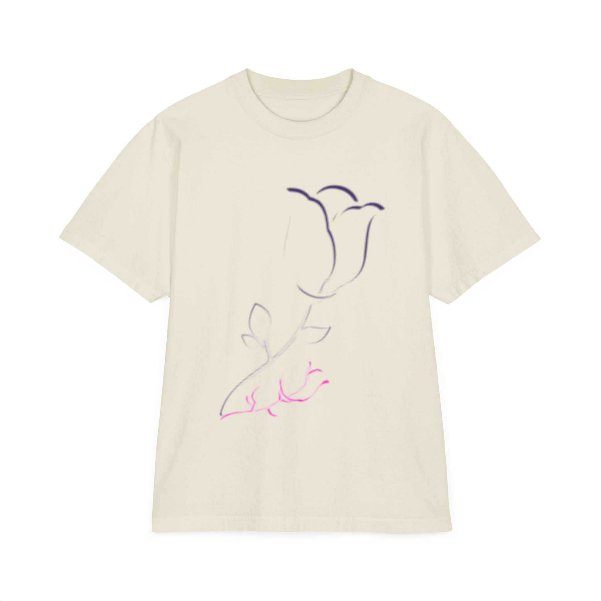 Floral Elegance Unisex T-Shirt - Perfect for Casual Days, Gift for Nature Lovers, Summer Outfit, Eco-Friendly Style