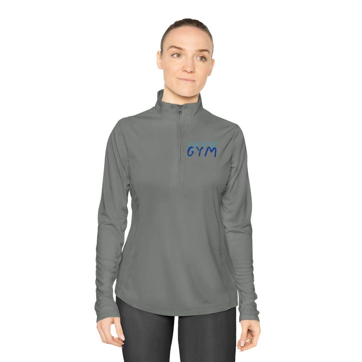 Quarter-Zip Pullover - Casual and Comfortable Women's Quarter-Zip Pullover