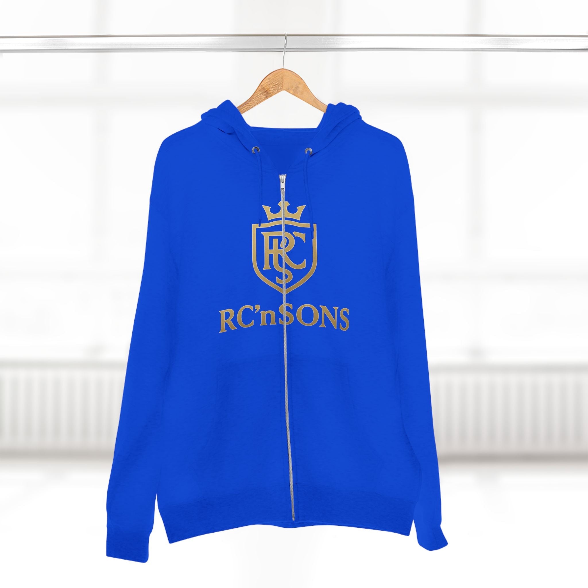 Stylish Unisex Zip Hoodie, Cozy Sweatshirt, Perfect Gift for Family, Casual Wear, Holiday Outfits, Logo Apparel Printify