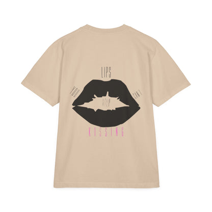 Unisex Graphic T-Shirt, Kiss Print Tee, Trendy Streetwear, Gift for Her, Casual Wear, Summer Style, Statement Shirt Printify