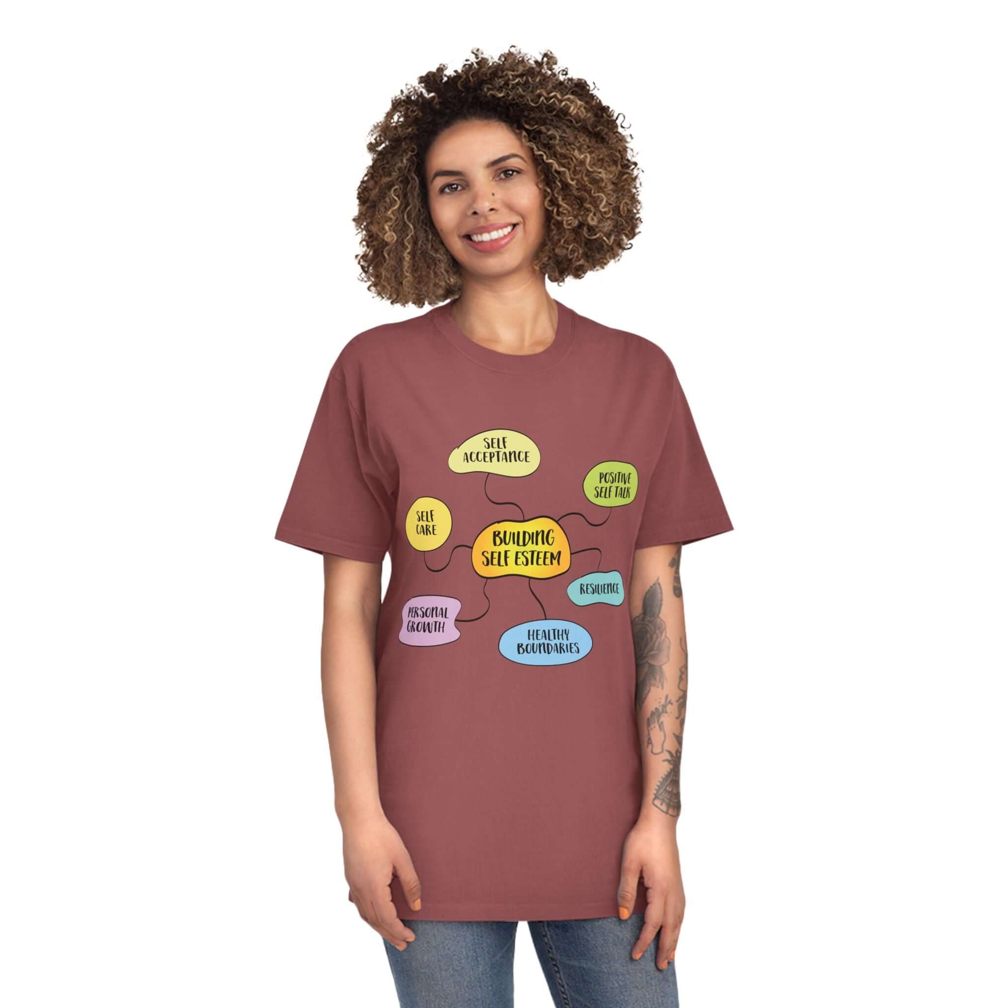 Faded Shirt - Building Self-Esteem Graphic Tee