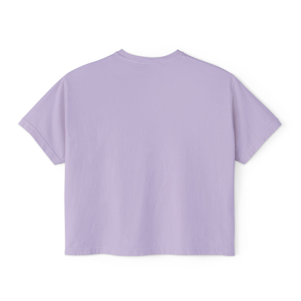 Women's Boxy Tee - 'EYES wideopen' | Casual Tee, Gift for Her, Relaxed Fit Top, Everyday Wear, Trendy Apparel