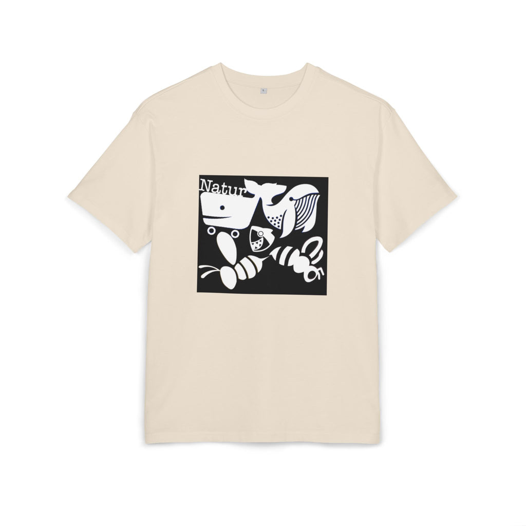 Nature-Inspired Oversize Tee - Unisex Graphic T-Shirt, Eco-Friendly Fashion, Casual Wear, Gift for Nature Lovers, Streetwear