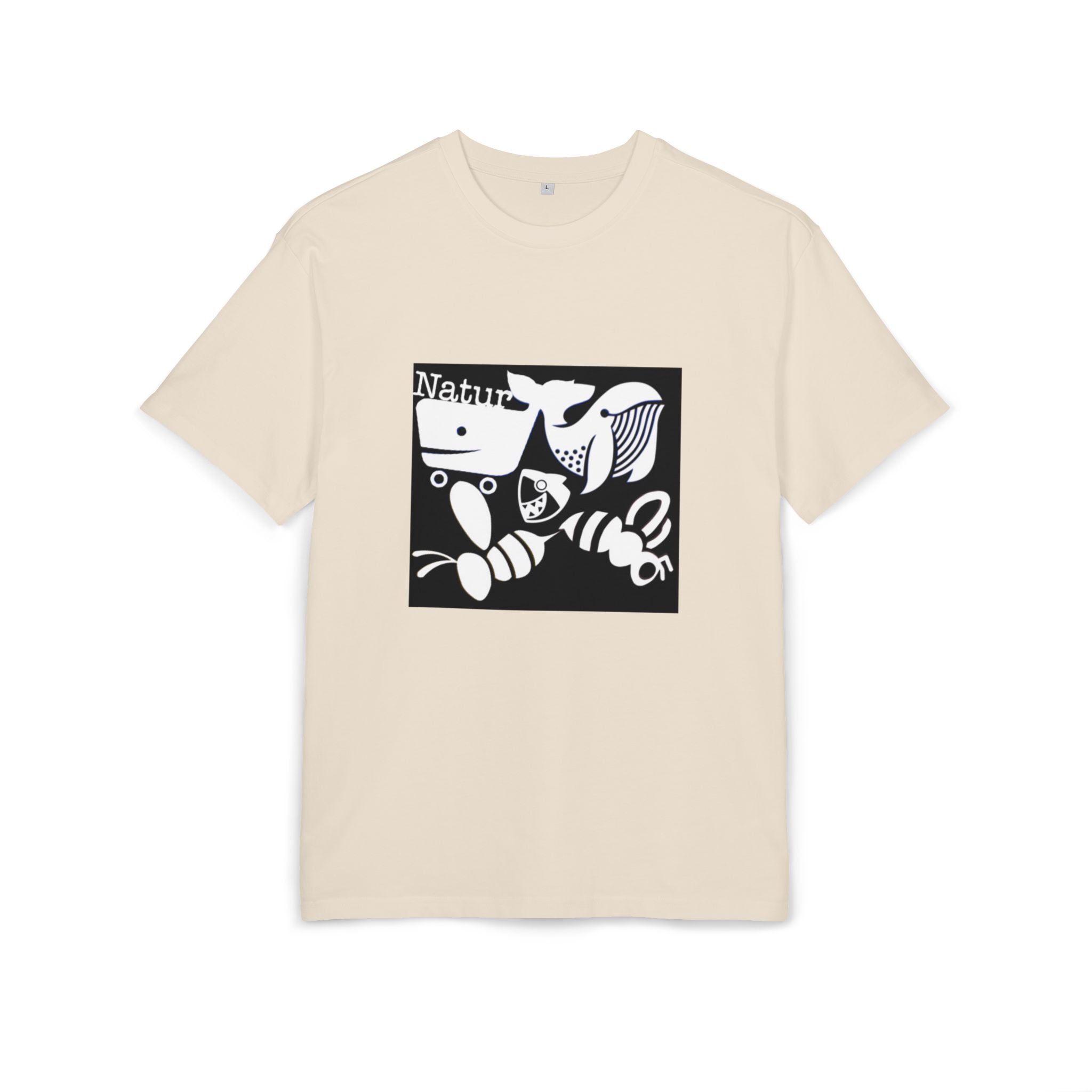Nature-Inspired Oversize Tee - Unisex Graphic T-Shirt, Eco-Friendly Fashion, Casual Wear, Gift for Nature Lovers, Streetwear