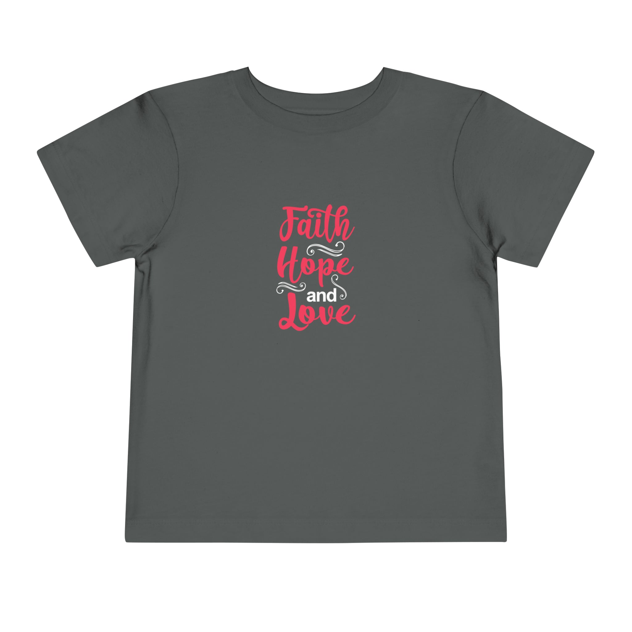 T-shirt pour tout-petits Faith Hope And Love 