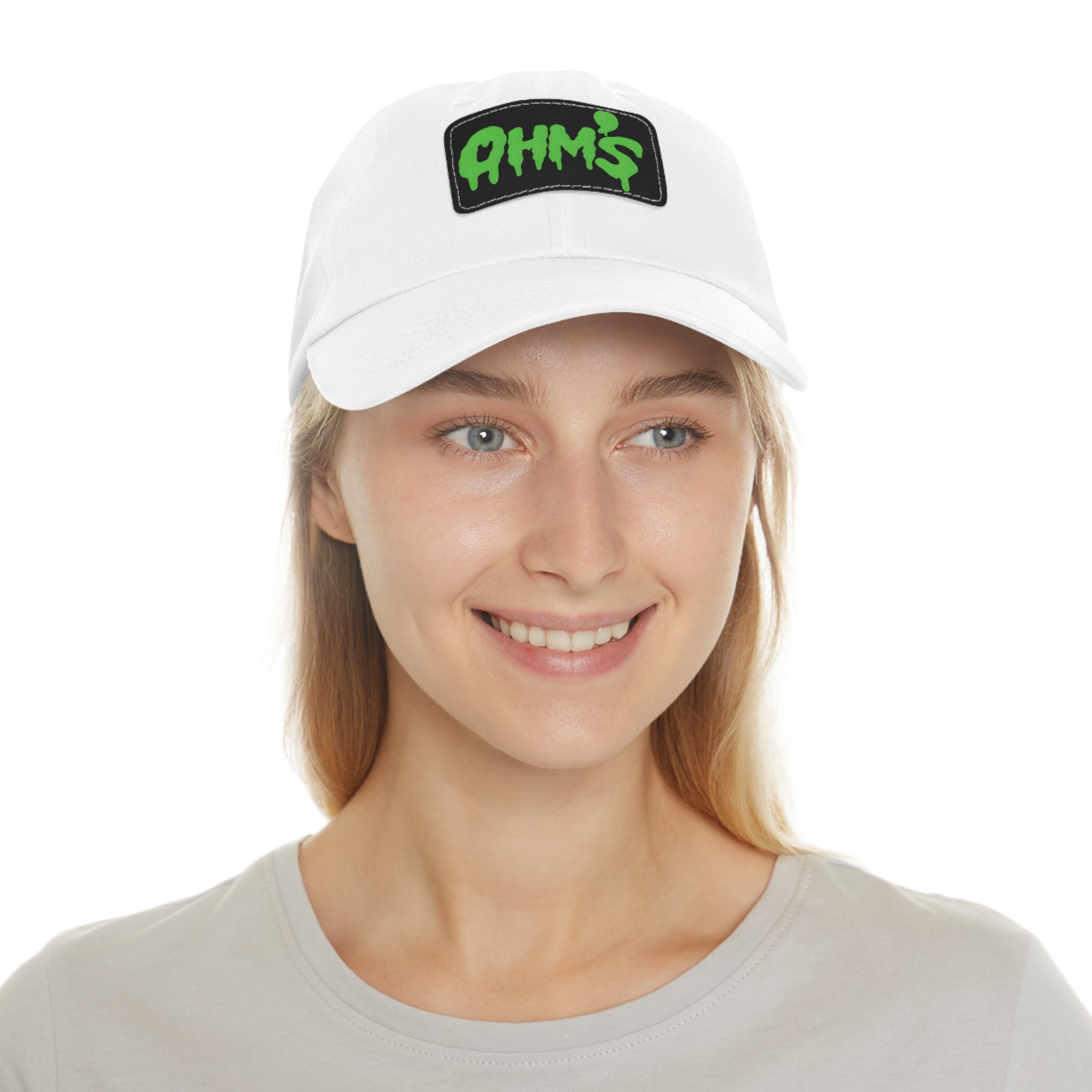 Dad Hat Olm's Cap Rectangle Leather Patch