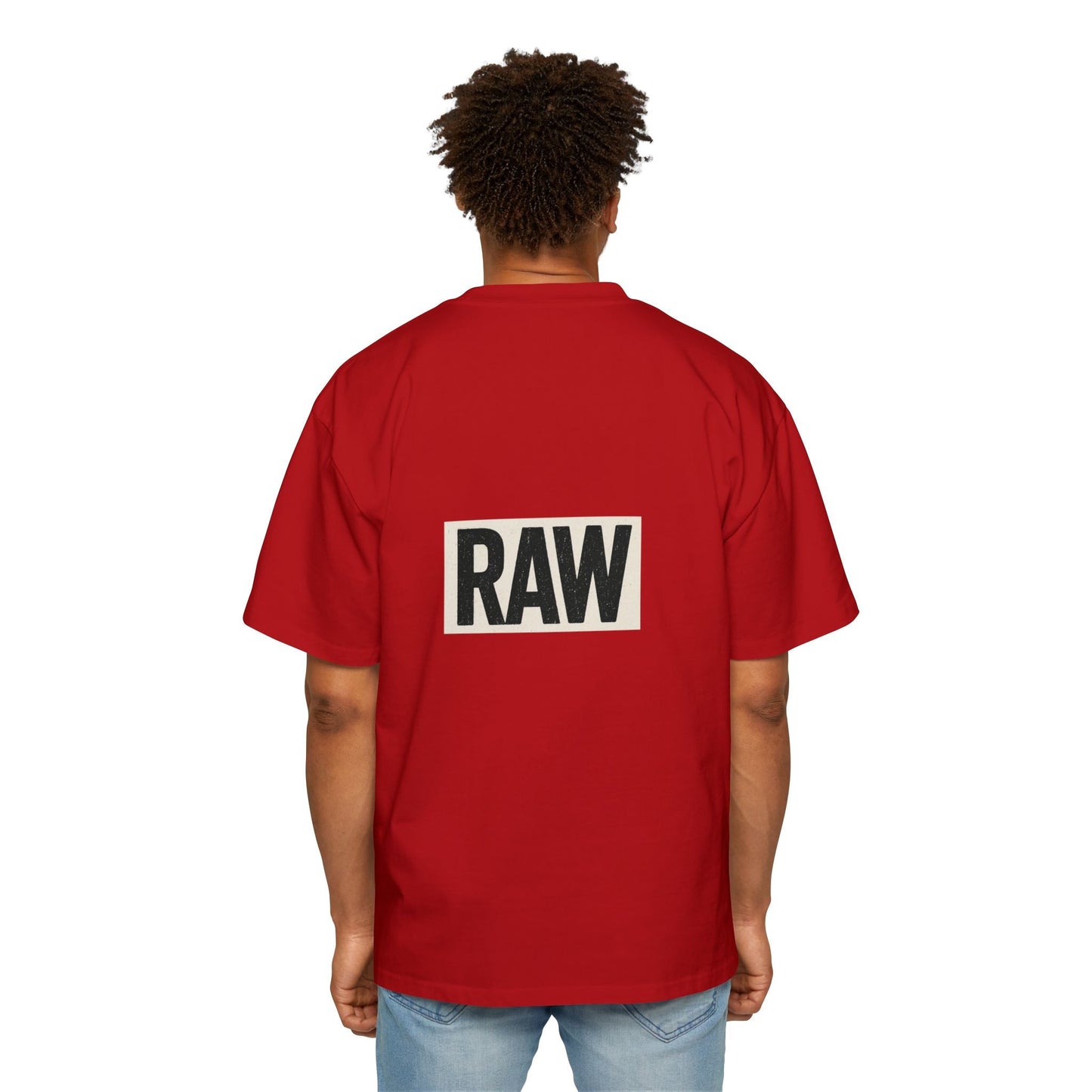Oversized Tee - Raw Unique Design Printify