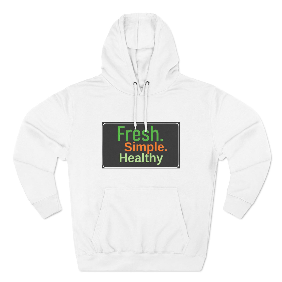 Unisex Three-Panel Fresh Simple Hoodie
