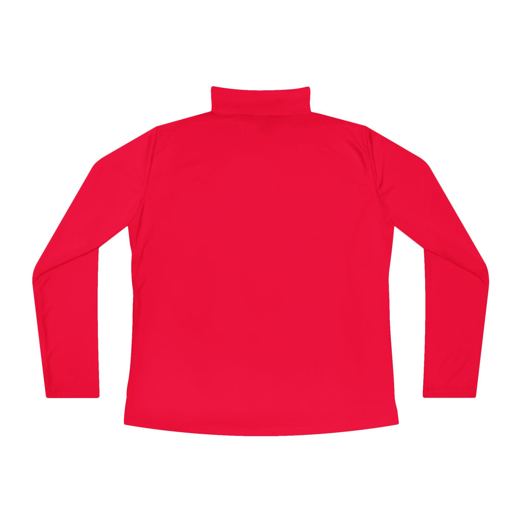 Quarter-Zip Pullover - Casual and Comfortable Women's Quarter-Zip Pullover