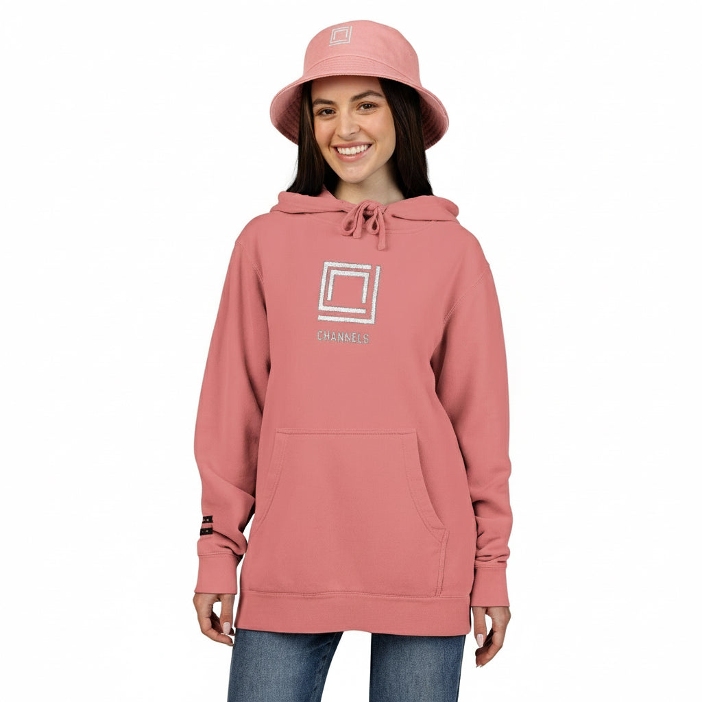 Stylish Unisex Pigment-Dyed Hoodie Printify