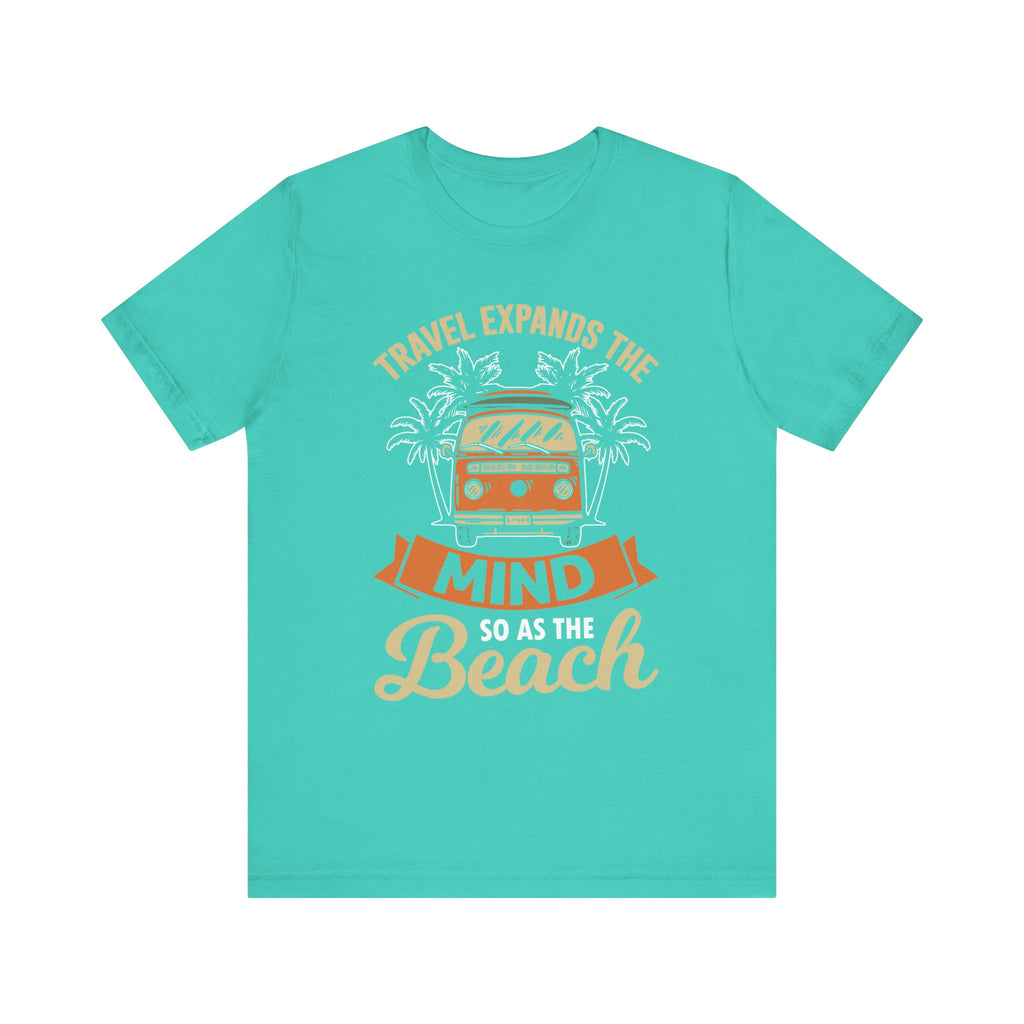Unisex Travel Expands the mind Short Sleeve Tee