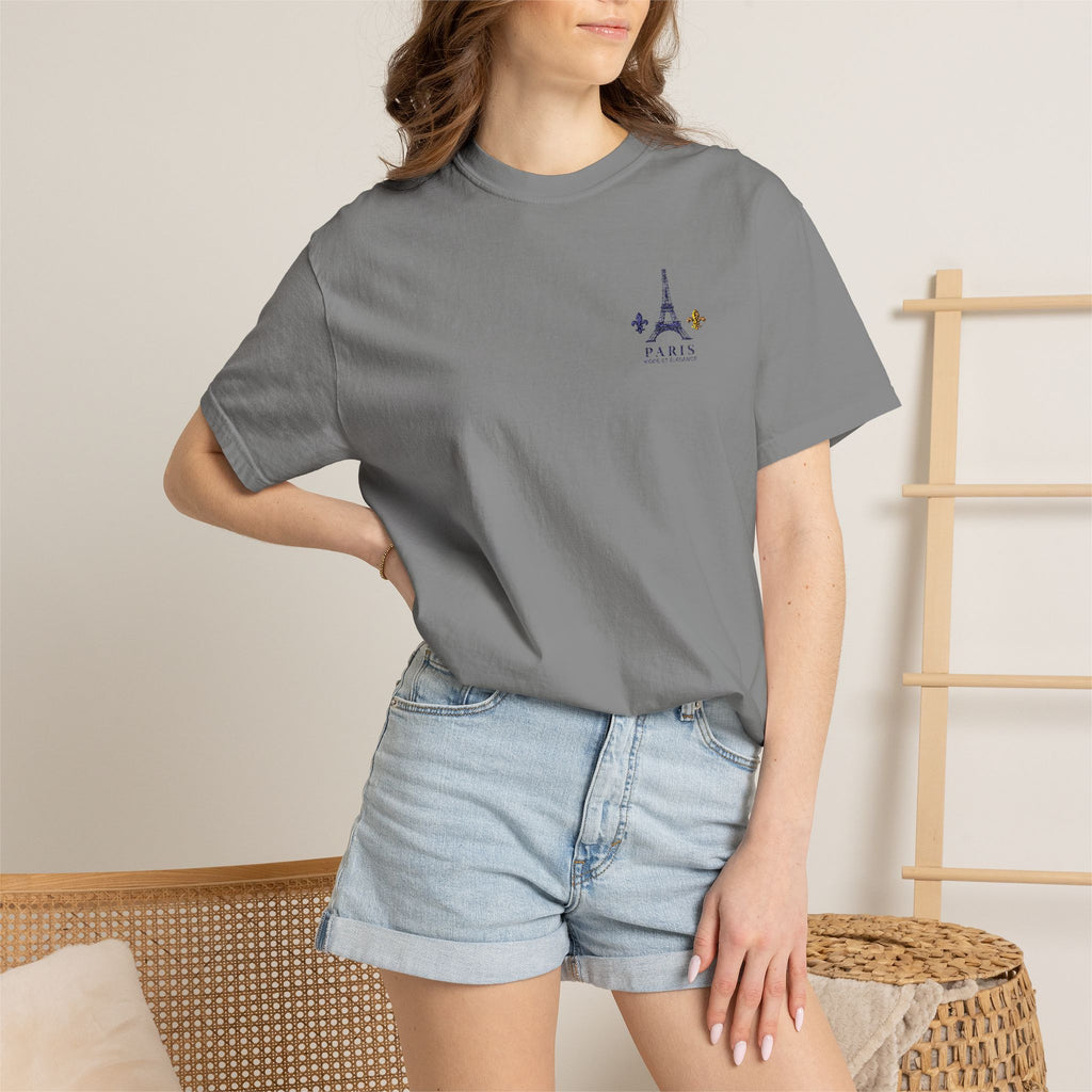 Paris Eiffel Tee — 'Paris' Script Design