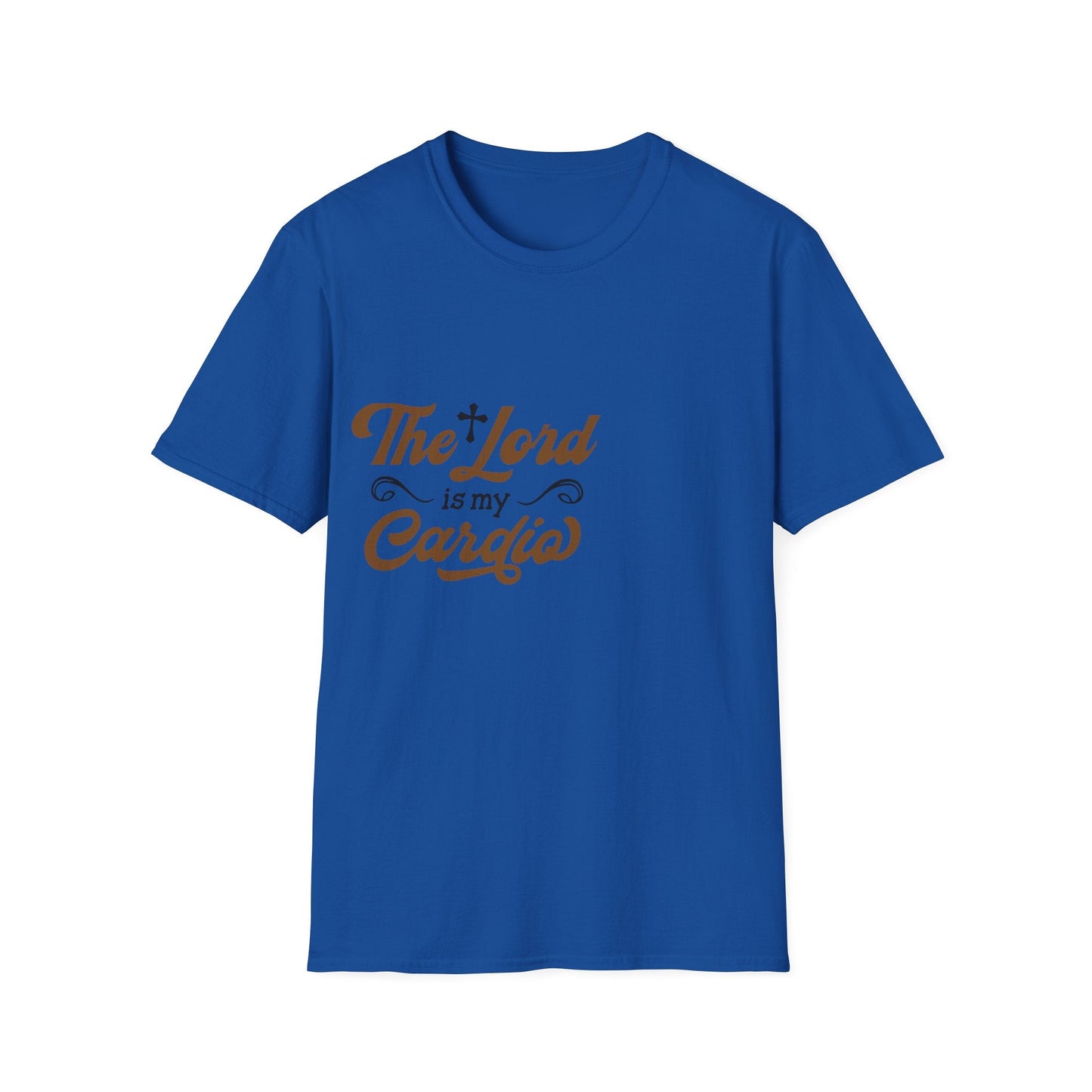 Faith-Inspired Unisex T-Shirt, The Lord is My Cardia, Christian Apparel, Spiritual Gift, Everyday Comfort Wear, Perfect for Church, [...] Printify