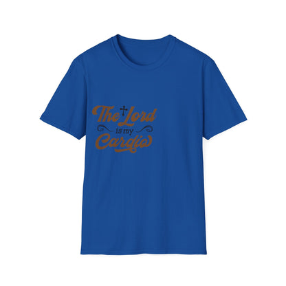Faith-Inspired Unisex T-Shirt, The Lord is My Cardia, Christian Apparel, Spiritual Gift, Everyday Comfort Wear, Perfect for Church, [...] Printify