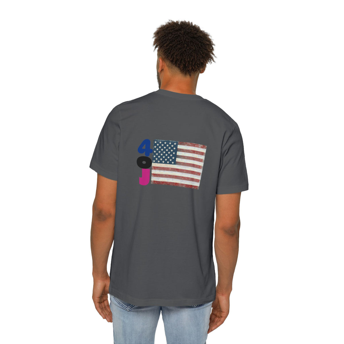 USA Flag Short-Sleeve T-Shirt, Patriotic Tee for Independence Day, Casual Wear, Gift for Veterans, Summer Style