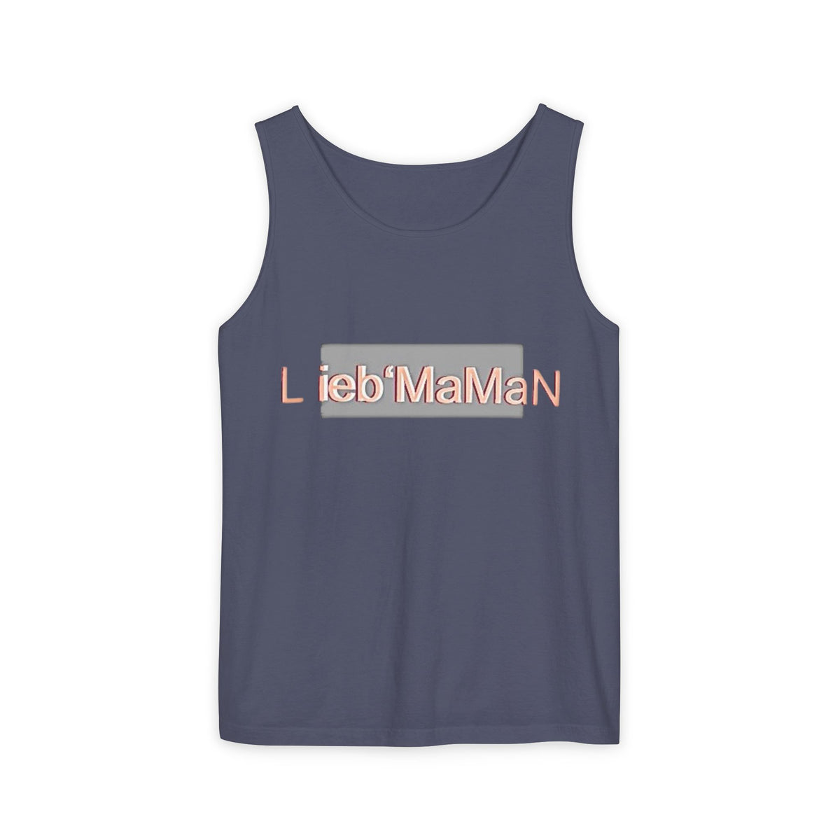Lieb'MaMan Unisex Garment-Dyed Tank Top - Stylish and Comfortable Summer Wear