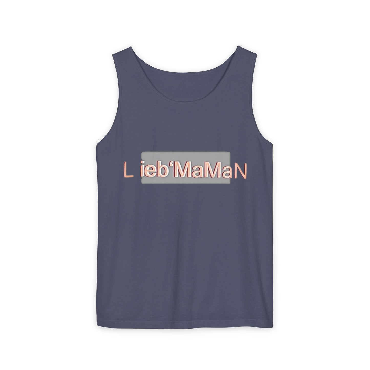 Lieb'MaMan Unisex Garment-Dyed Tank Top - Stylish and Comfortable Summer Wear