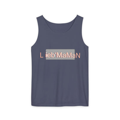 Lieb'MaMan Unisex Garment-Dyed Tank Top - Stylish and Comfortable Summer Wear