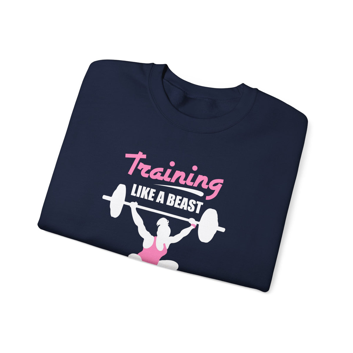 S’entraîner comme un sweat-shirt unisexe bête 