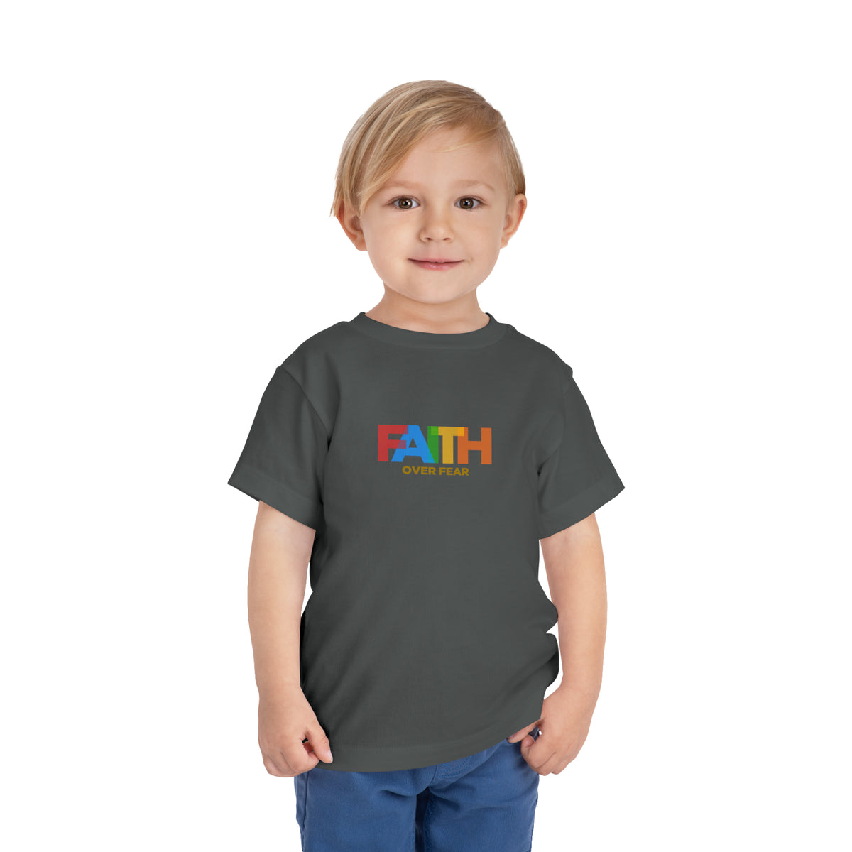 Faith Over Fear Toddler Tee