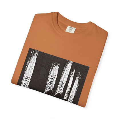 Garment-Dyed T-shirt, Unisex Black Graphic Tee, Motivational Shirt, Casual Streetwear, Perfect Gift for Friends Printify