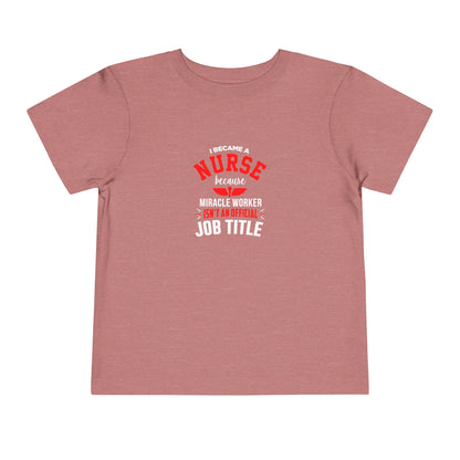 I Became A Nurse Toddler Tee