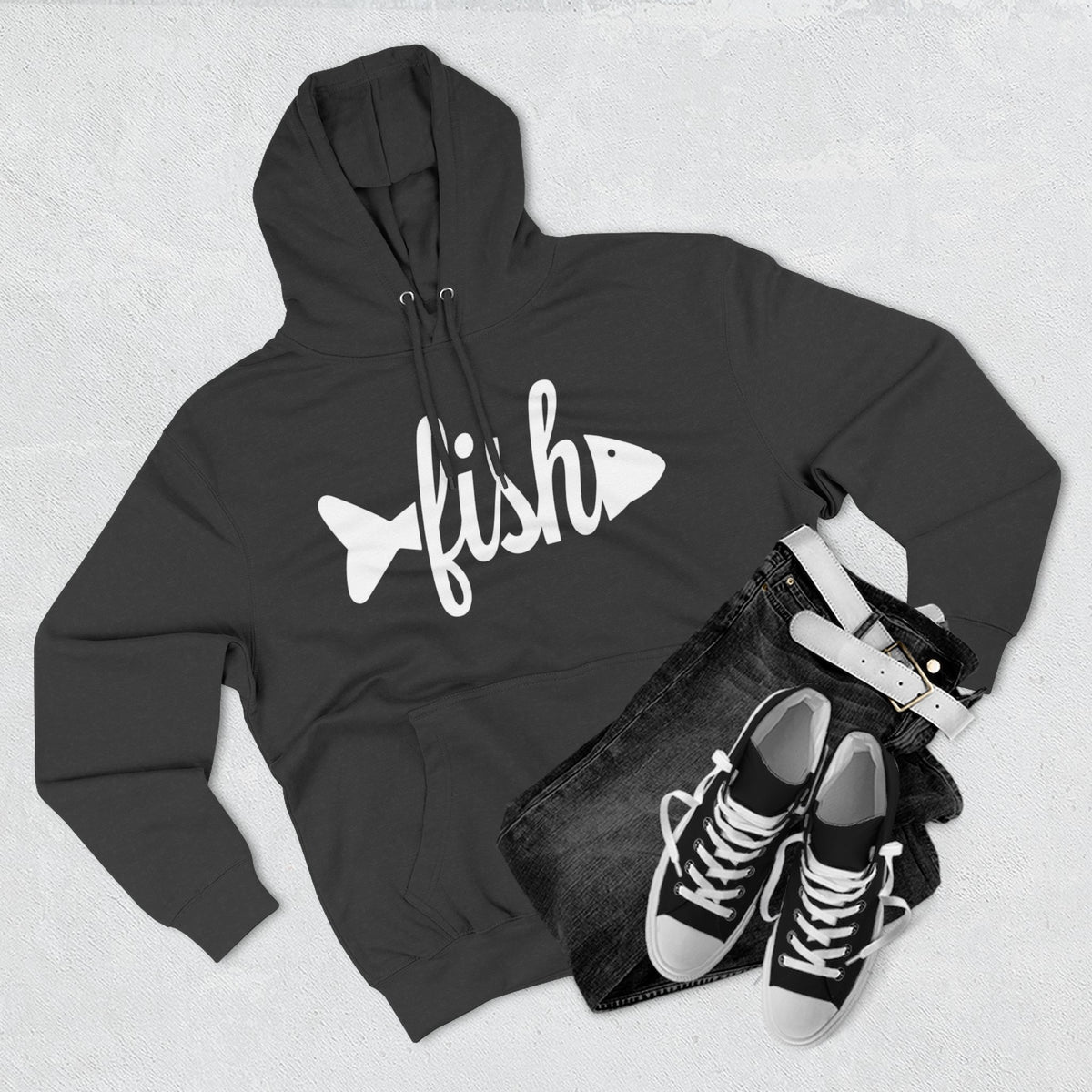 Water Splash Graphic Fleece Hoodie - Comfortable & Stylish
