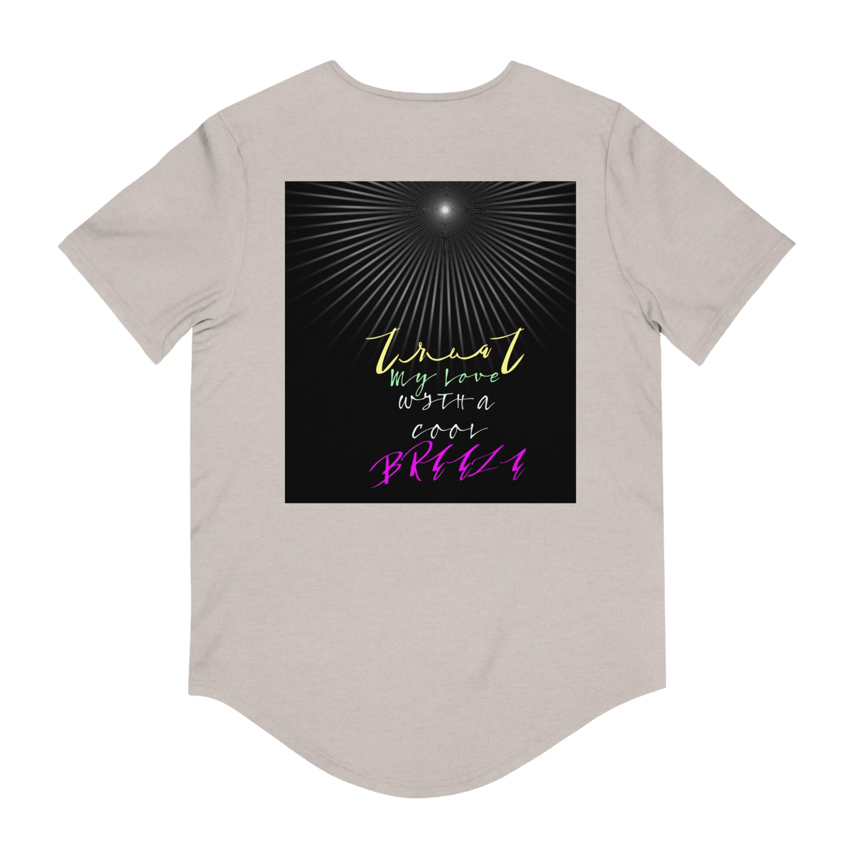 Men's Jersey Curved Hem Tee