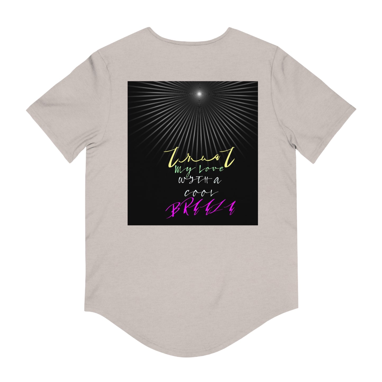 Men's Jersey Curved Hem Tee