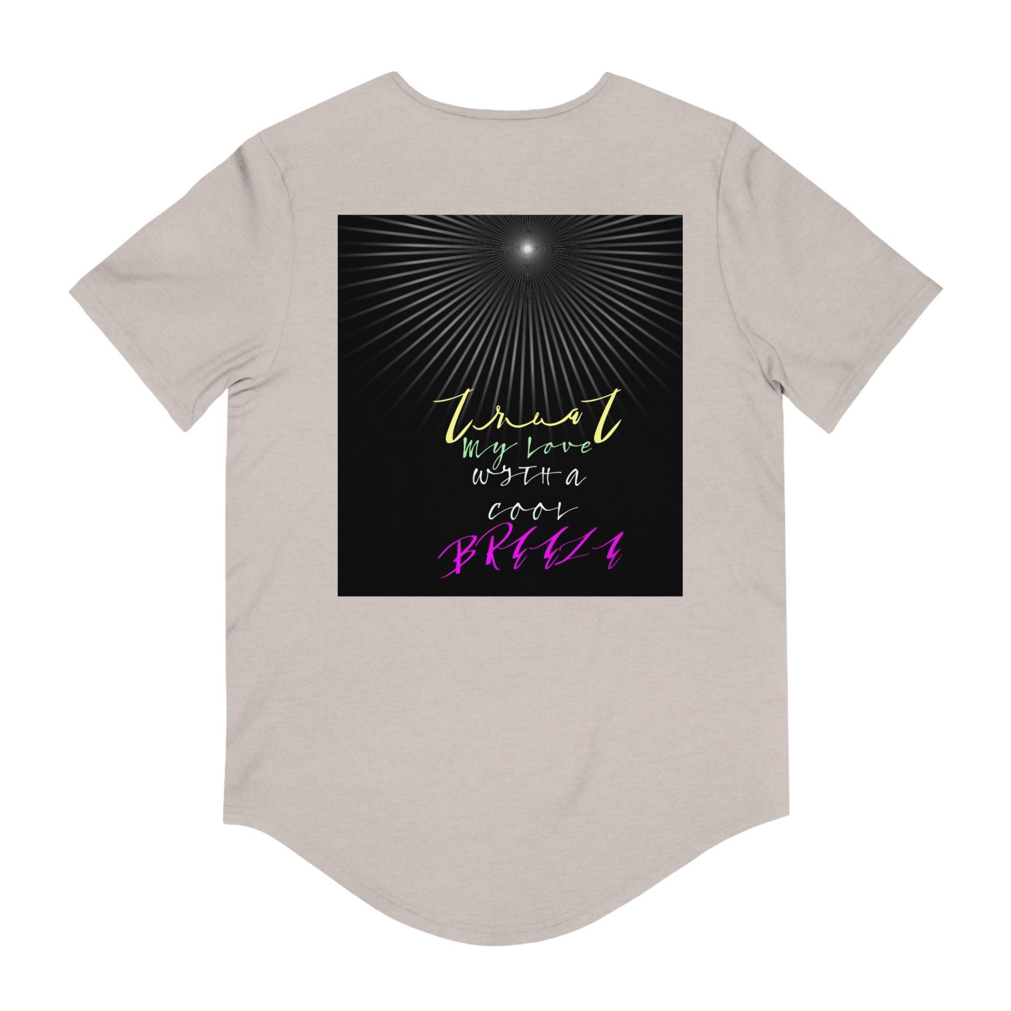 Men's Jersey Curved Hem Tee