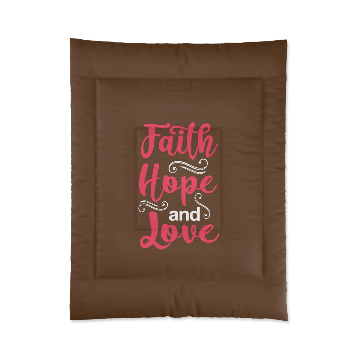 Faith Hope And Love Comforter