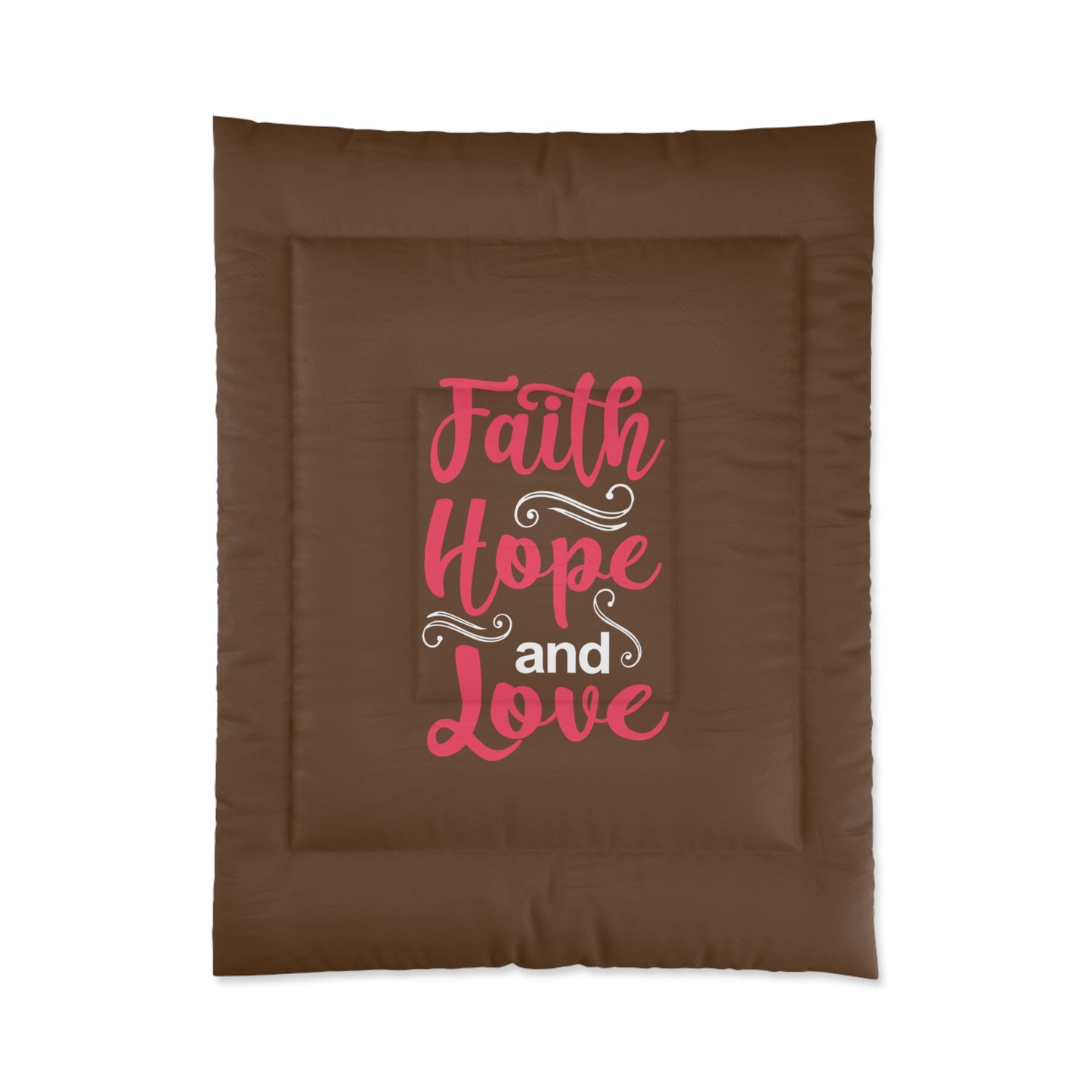 Faith Hope And Love Comforter