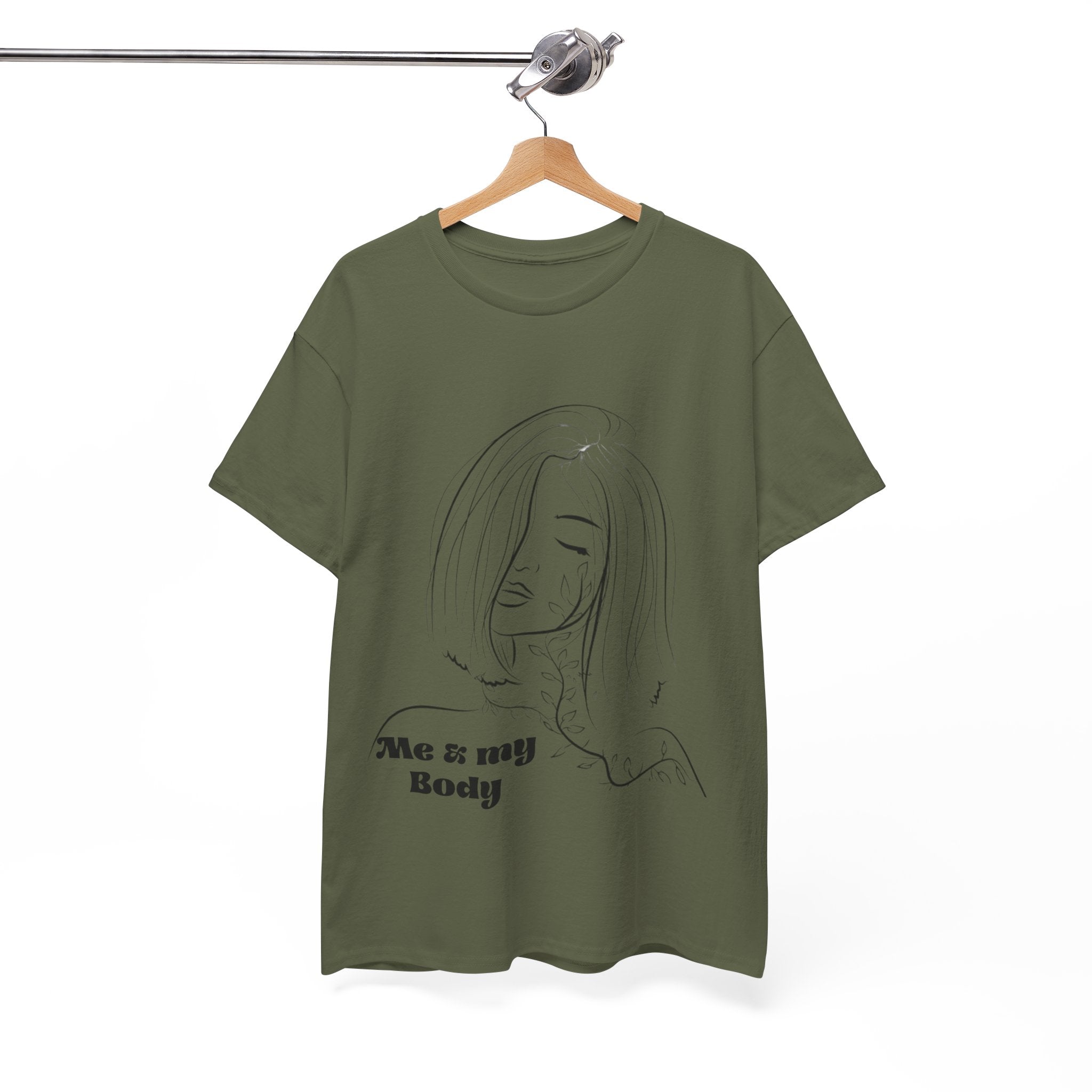 Unisex Faded Cotton Me my Body  Tee