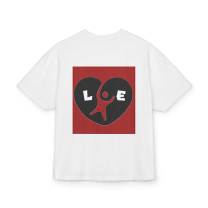 Love Heart Graphic Tee, Soft Cotton Unisex T-Shirt for Couples, Valentine's Day Gift, Casual Wear, Heart Design Tee Printify