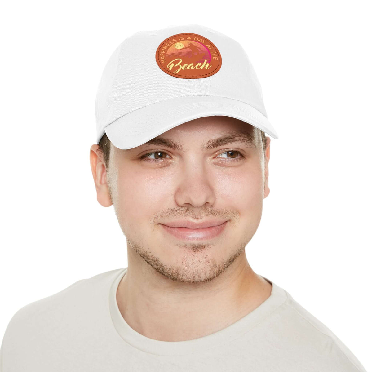 Dad Hat with Leather Patch (Round) - RC’nSONS