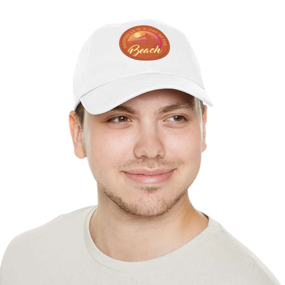 Dad Hat with Leather Patch (Round) - RC’nSONS