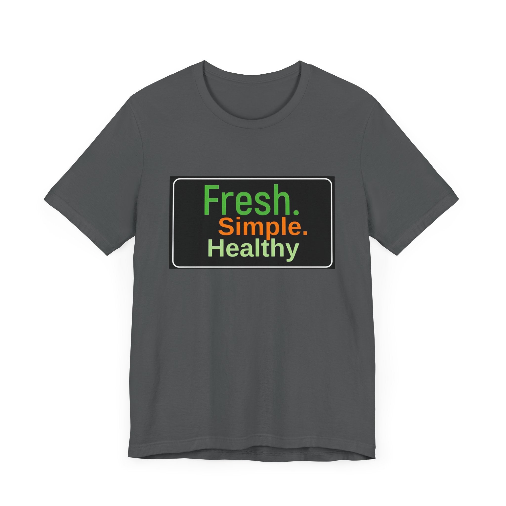 Unisex Fresh Simple Short Sleeve Tee