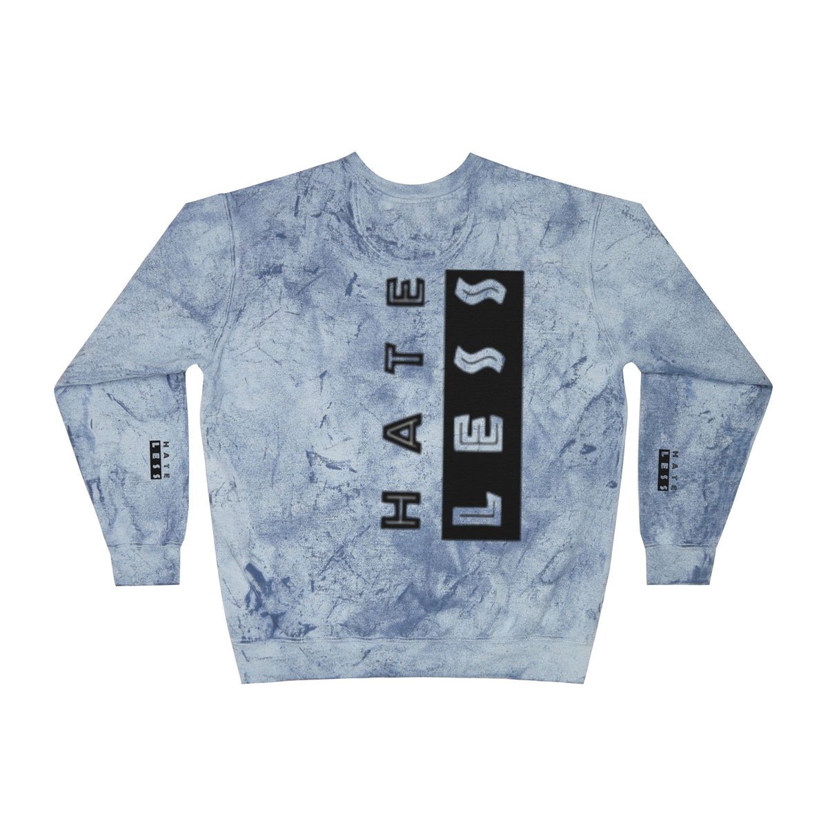 Color Blast Crewneck Sweatshirt - Hate Less Statement Apparel