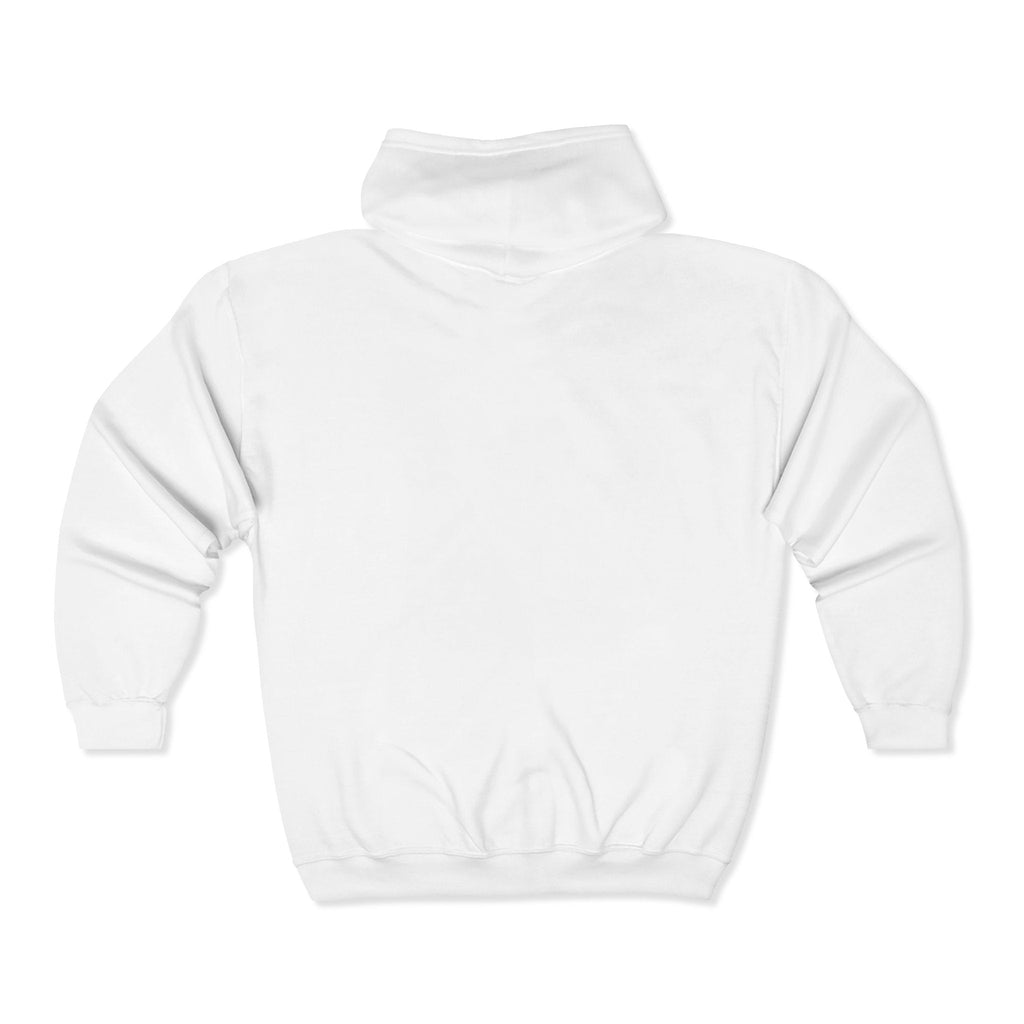 Paris-Themed Unisex Heavy Blend Full Zip Hooded Sweatshirt, Cozy Travel Hoodie, Gift for Explorers, Paris Souvenir, Urban Chic Style Printify