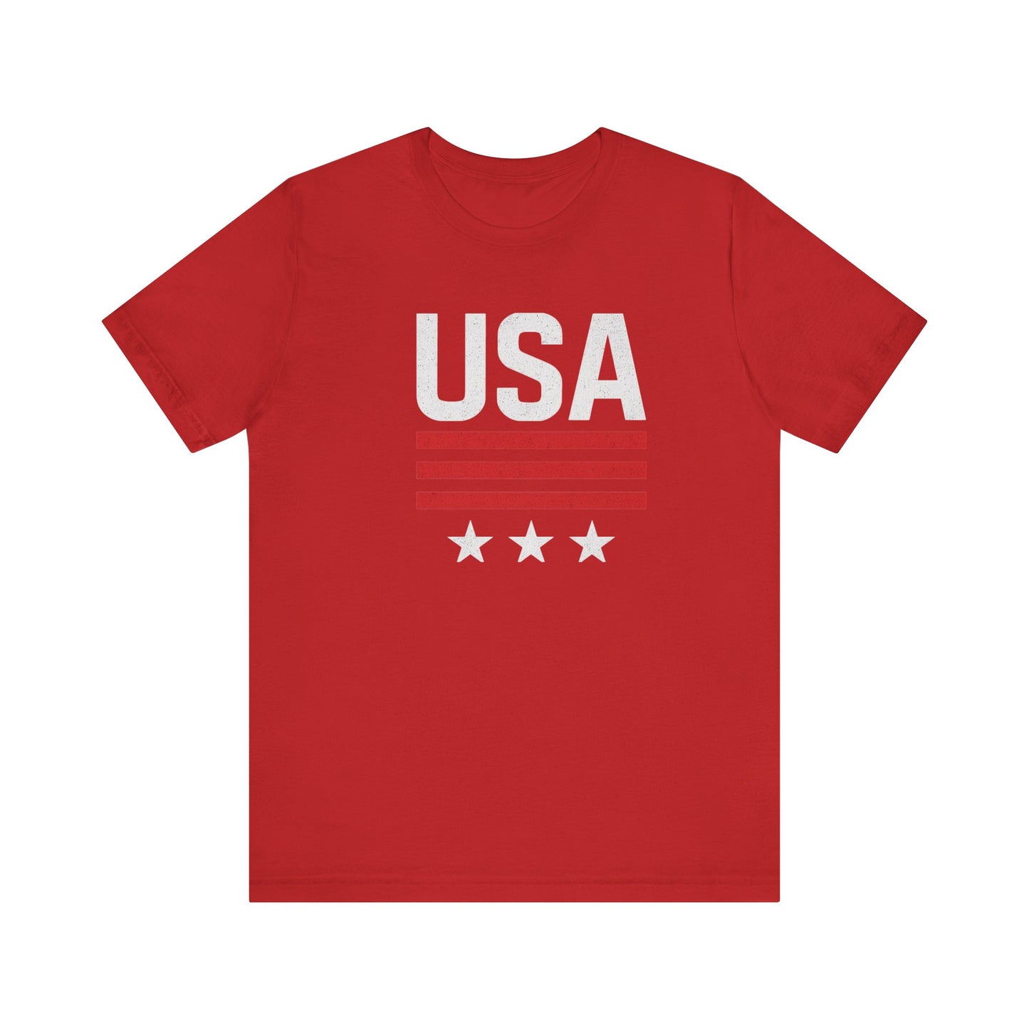 Patriotic USA Tee, Unisex Short Sleeve T-Shirt, July 4th Celebration Shirt, American Pride Apparel, Casual Summer Wear, Gift for Patriot