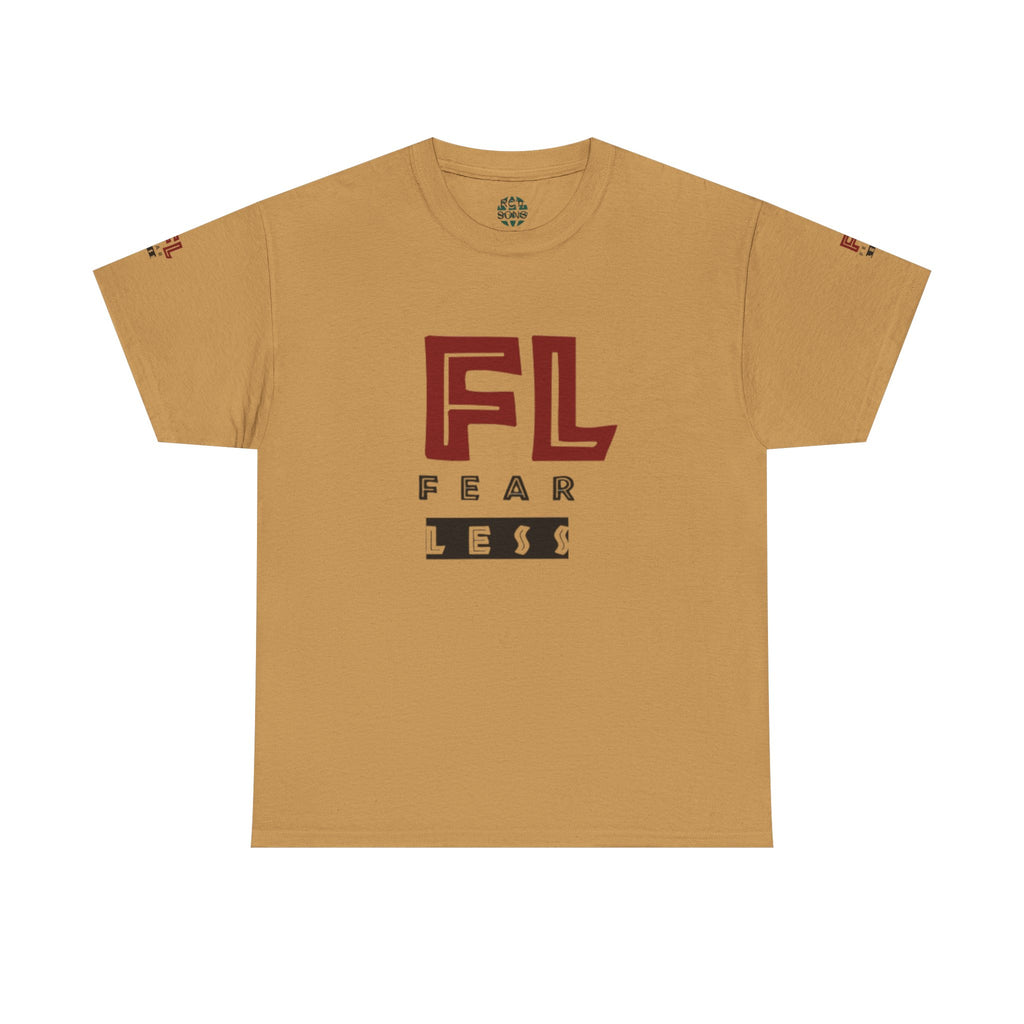 Fearless Graphic Unisex Heavy Cotton Tee - Bold Statement Shirt