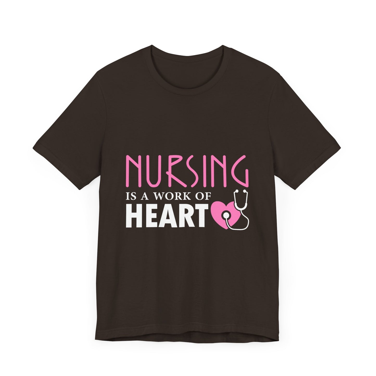 Nursing Is A Work Of Heart Unisex Tee