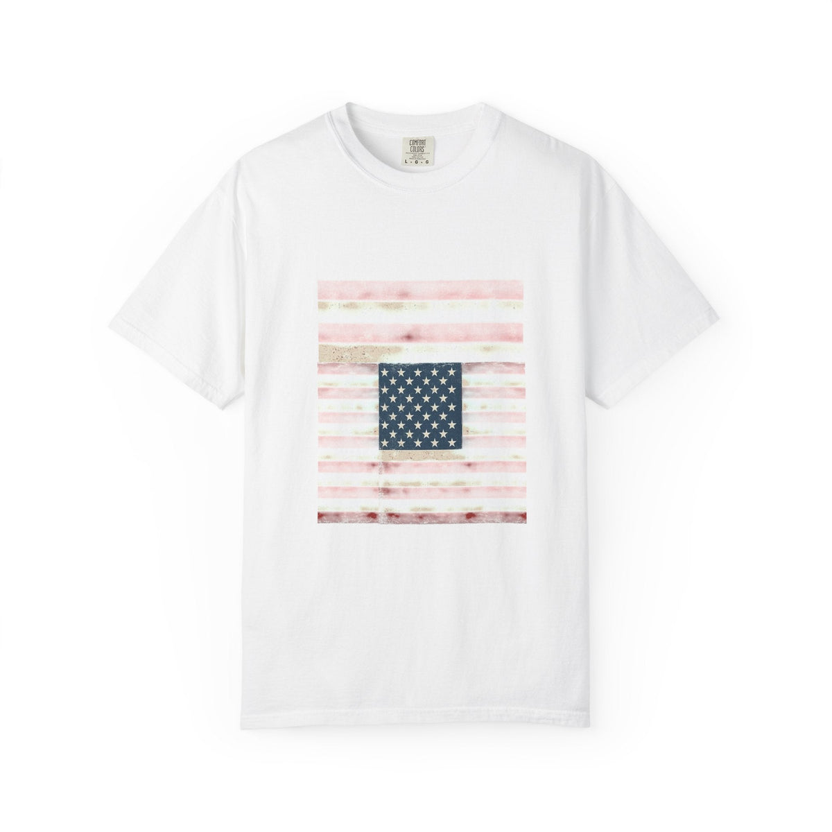 Patriotic Garment-Dyed T-Shirt | Perfect for 4th of July, Memorial Day, Casual Wear, Gifts, Americana Style Printify
