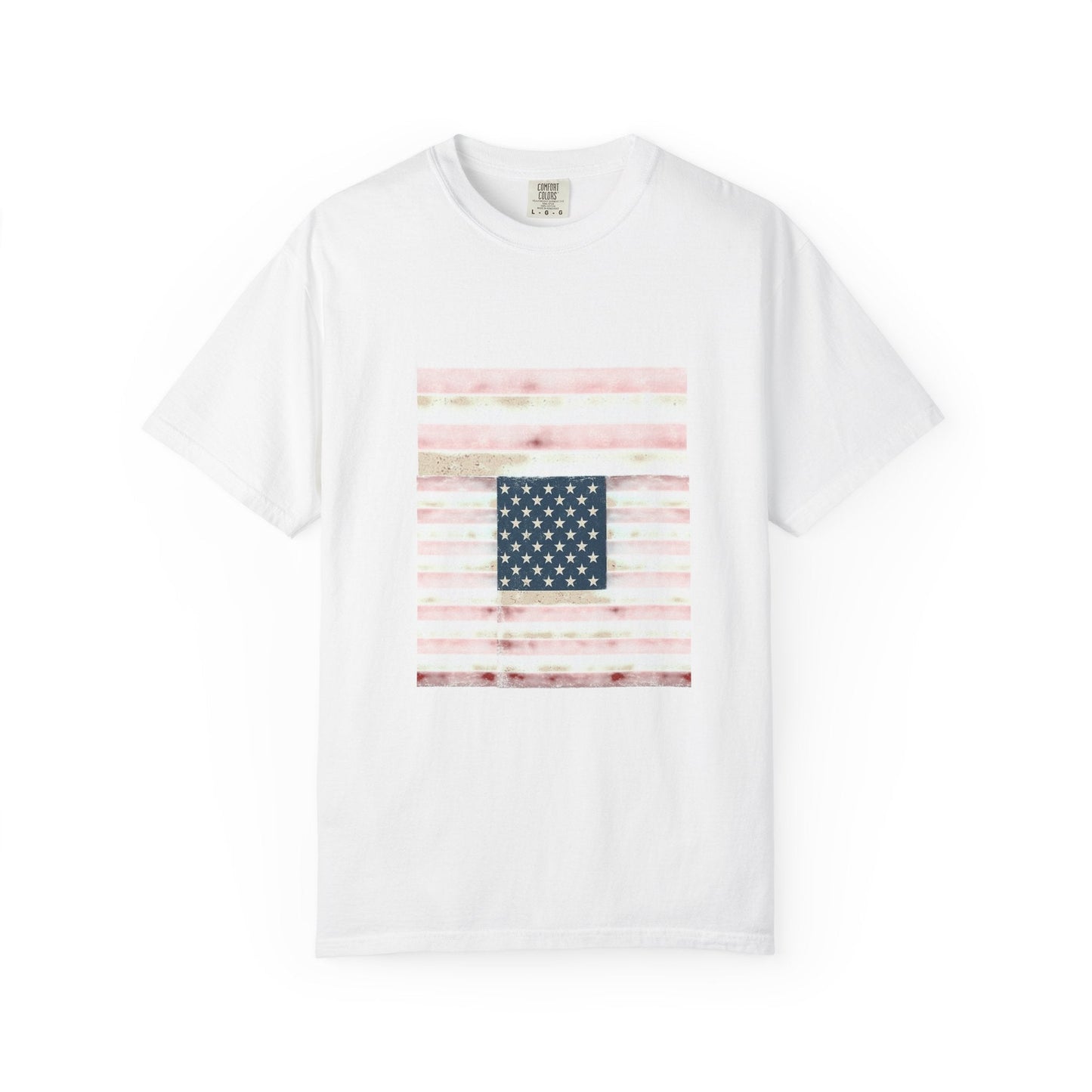 Patriotic Garment-Dyed T-Shirt | Perfect for 4th of July, Memorial Day, Casual Wear, Gifts, Americana Style Printify