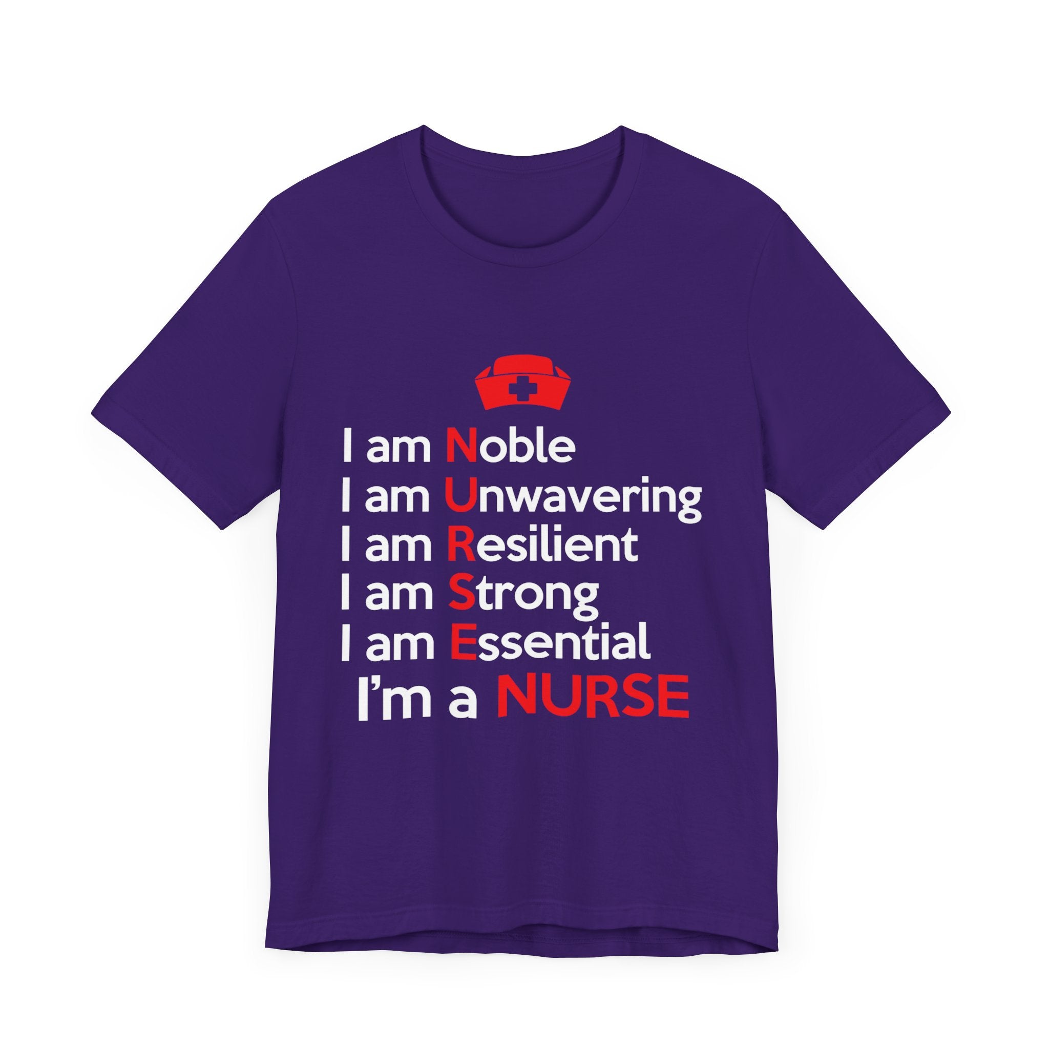 Je suis noble, je suis un tee-shirt unisexe inébranlable 