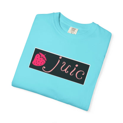 Strawberry JUIC Unisex T-Shirt, Cute Graphic Tee, Summer Apparel, Gift for Fruit Lovers, Trendy Fashion, Casual Wear
